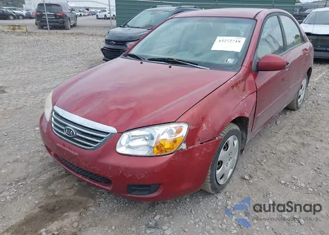 2008 Kia Spectra Ex z USA, uszkodzony, nr VIN KNAFE121285525189